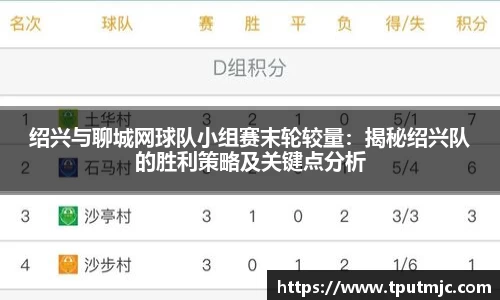 绍兴与聊城网球队小组赛末轮较量：揭秘绍兴队的胜利策略及关键点分析