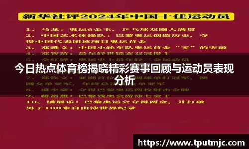 今日热点体育榜揭晓精彩赛事回顾与运动员表现分析